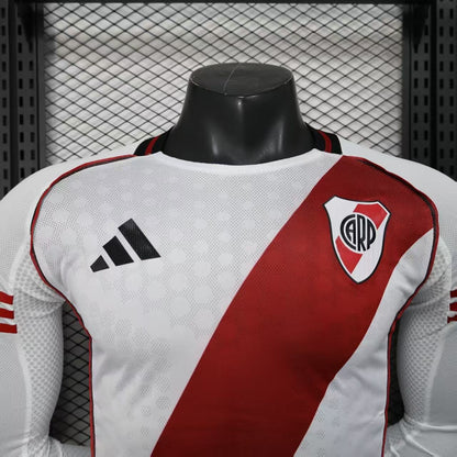 River Plate Home Long Sleeve Jersey 2026 - Player version
