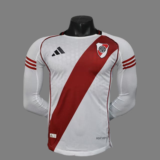 River Plate Home Long Sleeve Jersey 2026 - Player version
